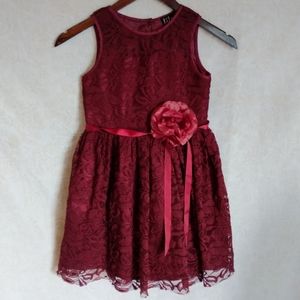 Girls Lilt Floral Lace dress size 7